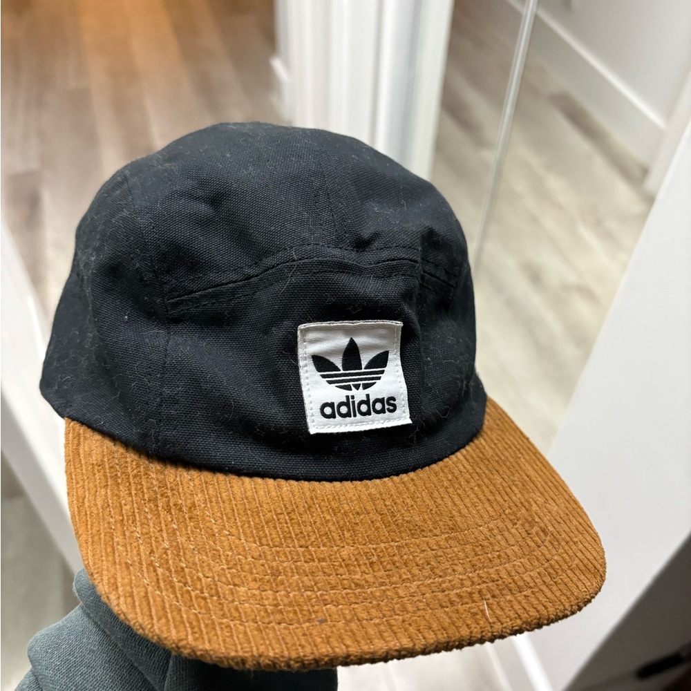 Adidas Black and Tan Cap